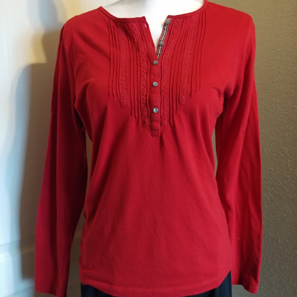 Chaps Long Sleeve Top